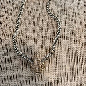 Brighton Two-Tone Cross Necklace